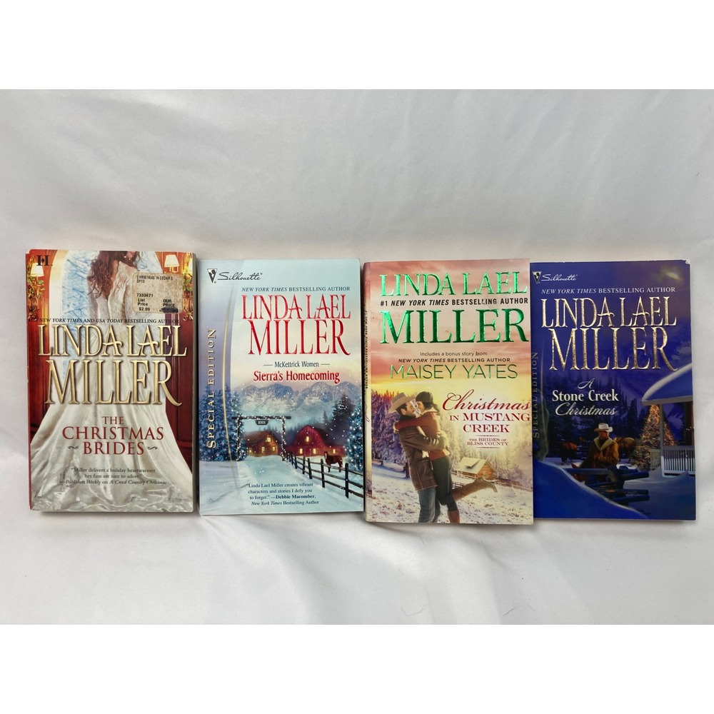 Lot of 4 Linda Lael Miller Books | Christmas Brides Sierra's Homecoming